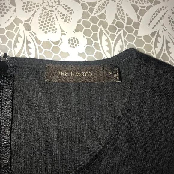 The Limited Black Sleeveless Peplum Top - Picture 5 of 8